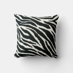 RAB Rockabilly Zebra tryck Black & White Kudde