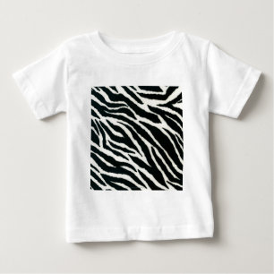 RAB Rockabilly Zebra tryck Black & White T Shirt