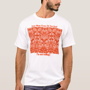 Rabarberansikten i orangen, T-skjorta T-shirt
