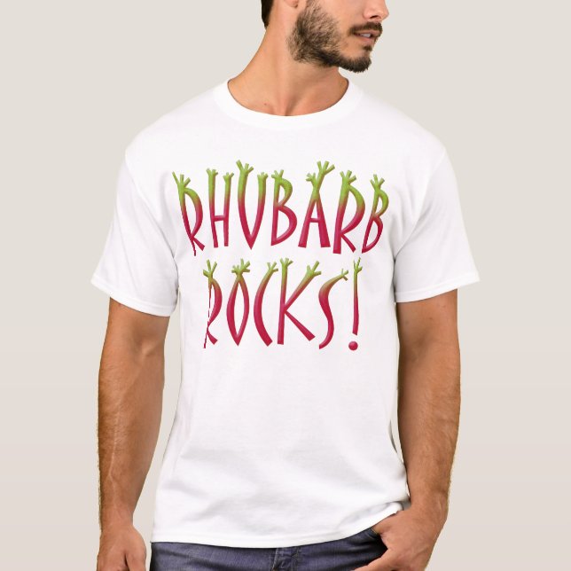 Rabarberstenar T Shirt (Framsida)