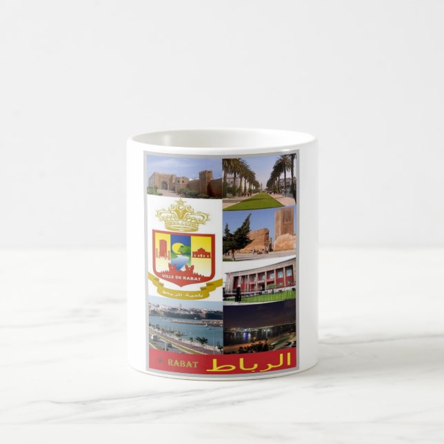 Rabat - Marocco - Mosaic - Kaffemugg (Center)
