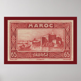 Rabat, Marocko - Poster