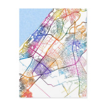 Rabat Marocko Stadskarta