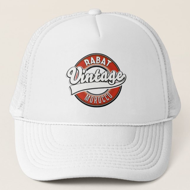 Rabat Marocko vintage logotyp Keps (Framsida)