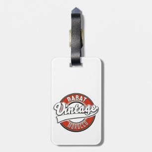 Rabat Morocco vintage logotyp Bagagebricka