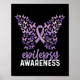 Rabatt för epilepsimedvetenhet poster