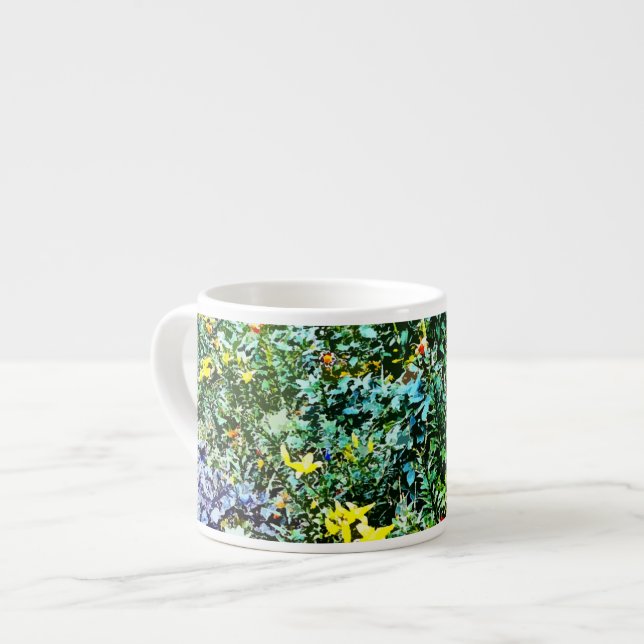 Rabatt i Monets trädgård Espressomugg (Framsida vänster)