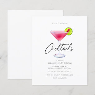 Rabatt till Cosmo Cocktail-partiet-inbjudningar