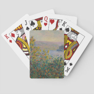 Rabatter vid Vétheuil, impressionistiskt landskap Casinokort