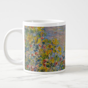Rabatter vid Vétheuil, impressionistiskt landskap Jumbo Mugg
