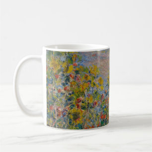 Rabatter vid Vétheuil, Impressionistiskt landskap Kaffemugg