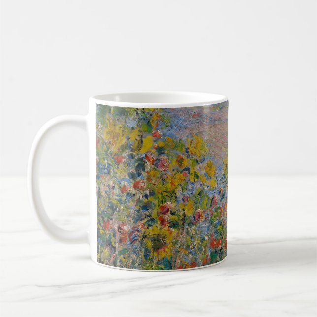 Rabatter vid Vétheuil, Impressionistiskt landskap Kaffemugg (Vänster)