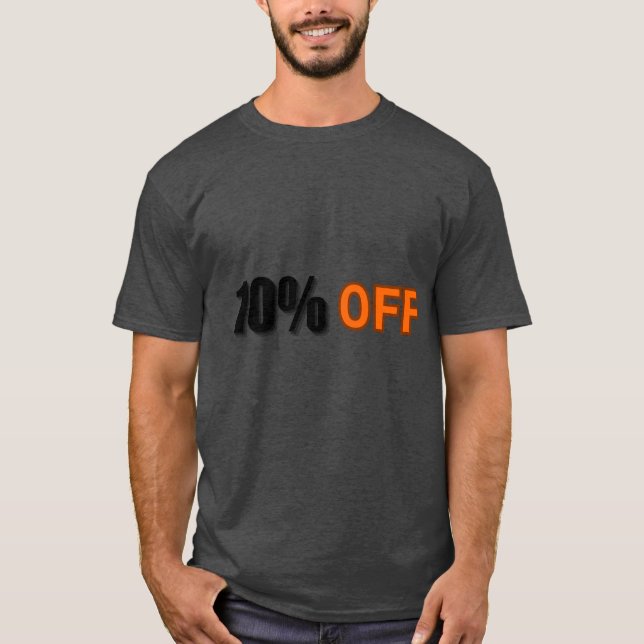 "Rabatterbjudande - 10 % OFF T Shirt (Framsida)