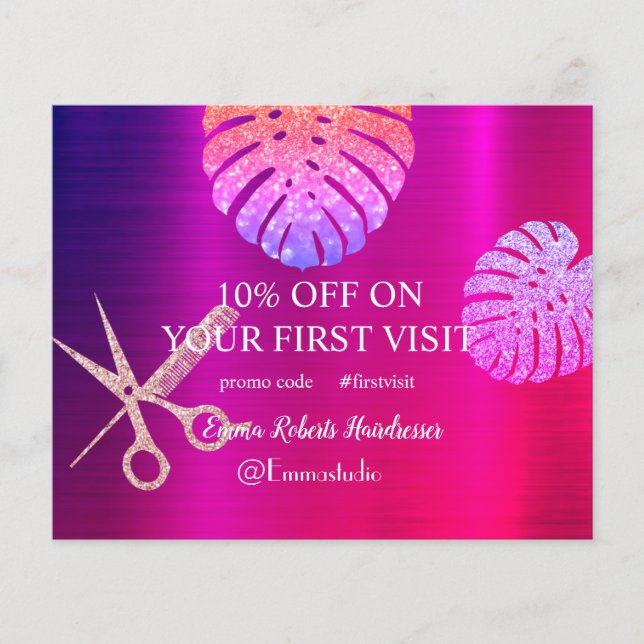 Rabatterbjudande - Gammal Flyer (Framsidan)