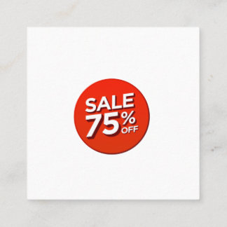 Rabattkort 75 % rabatt