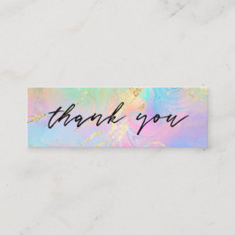 Rabattkort för flytande marmor mini visitkort