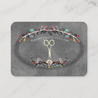 Rabattkort för hårklippning retro kort