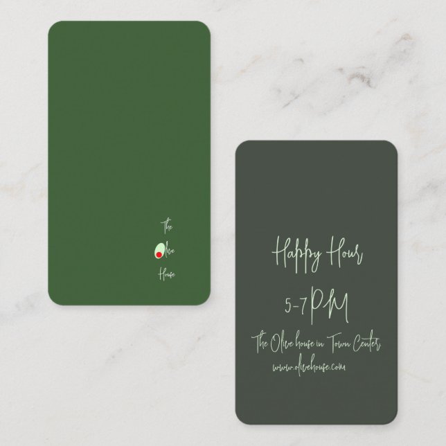 Rabattkort - företag (Fram/baksida)