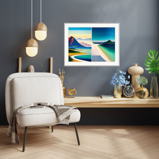 Rabaul Diptych - Utskrift av arbetsytekonst Poster (Skapare uppladdad)