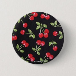 Rabb billy Rockabilly Red Cherries on Black Gifts Knapp