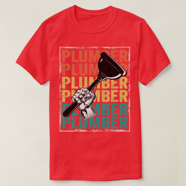 Rabber för rörmokare t shirt (Design framsida)