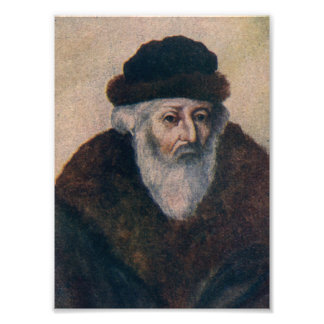 Rabbi Akiva Eiger Fototryck
