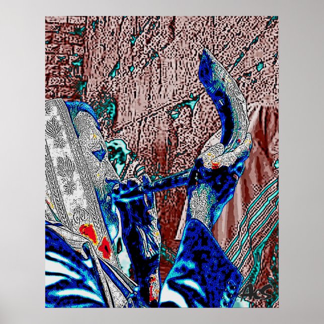 RABBI MED SHOFAR POSTER (Framsidan)