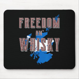 Rabbie Burns Quote Freedom Whisky Scottish Färg Musmatta