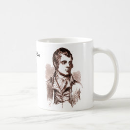 Rabbie Burns, som Röda Röd ros Mugg