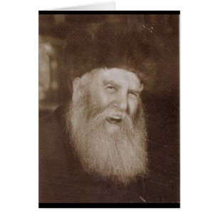Rabbin Yosef Yitzchak Schneersohn Hälsningskort