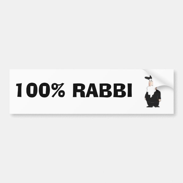 Rabbinbildekal 100% bildekal (Framsidan)