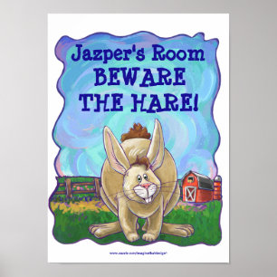 Rabbit Animal Parad Personlig Room Poster
