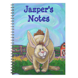 Rabbit Animal Parad skriver saker Anteckningsbok Med Spiral
