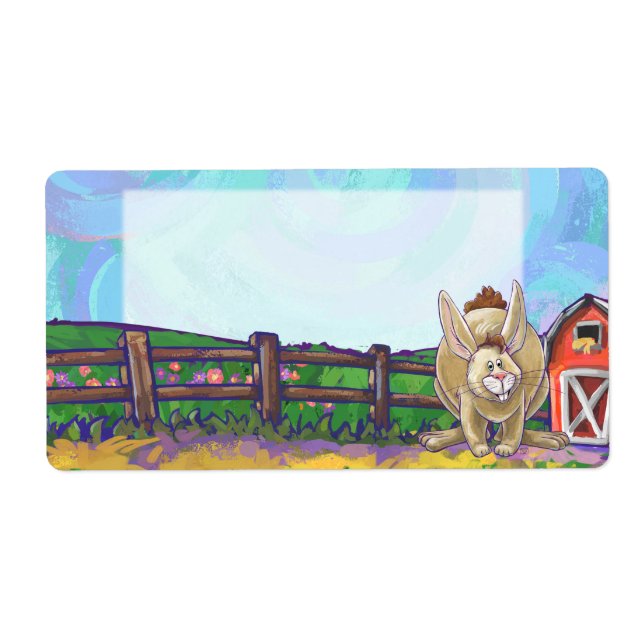 Rabbit Animal Parad skriver saker Fraktsedel (Framsidan)