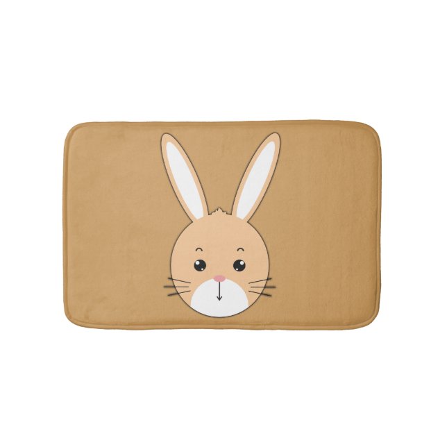 Rabbit ansikte badrumsmatta (Framsidan)