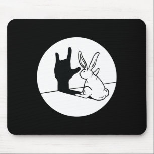 Rabbit Asl Hand Gesture Döv Hearing Loss Awarenes Musmatta
