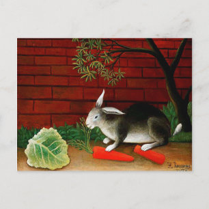 Rabbit av Henri Rousseau Vykort