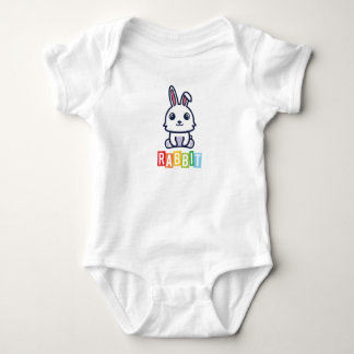 Rabbit Baby Jersey Bodydräkt T Shirt