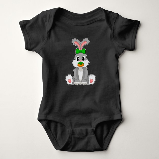 Rabbit Baby Nappar T Shirt (Framsida)