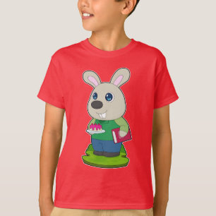 Rabbit Birthday Teacher T Shirt