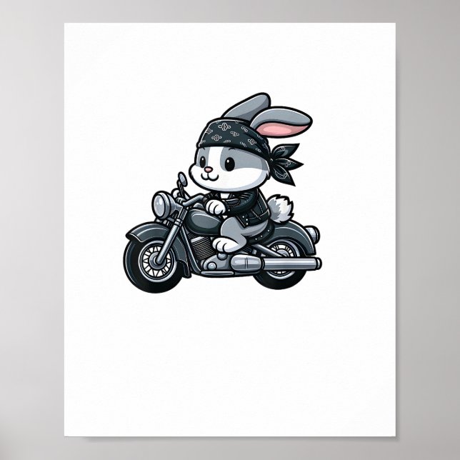Rabbit Boba Tea Bubble Tea Kawaii Theme Cute Rabbi Poster (Framsidan)