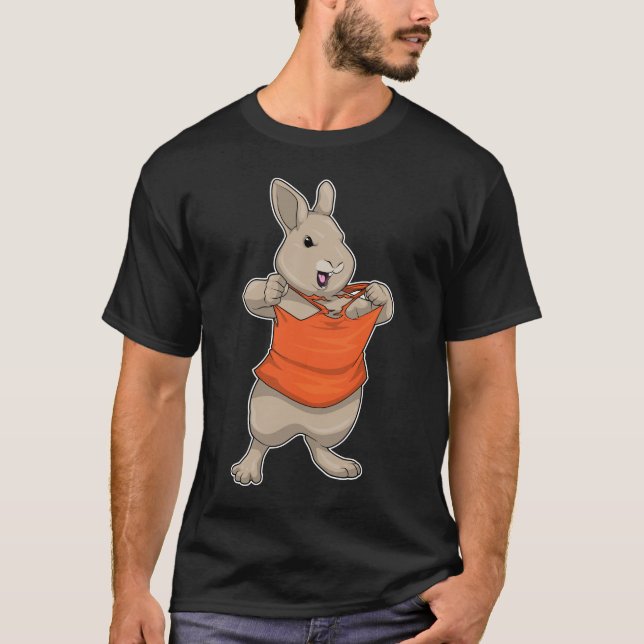Rabbit Bodybuilding der Bodybuilding T Shirt (Framsida)