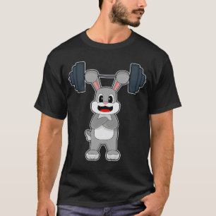 Rabbit Bodybuilding der Dumbbell Bodybuilding T Shirt