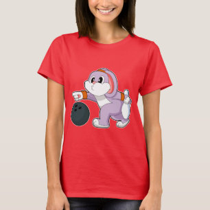 Rabbit Bowling Bowling ball T Shirt