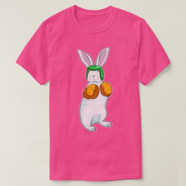 Rabbit Boxer Boxing handskar Boxing 3 T Shirt (Design framsida)