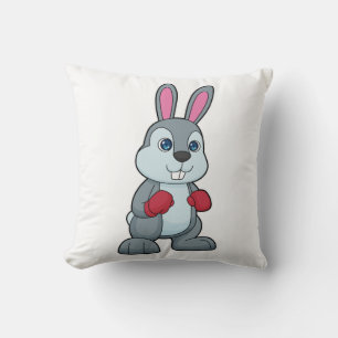 Rabbit Boxing Boxer Boxing handskar Kudde