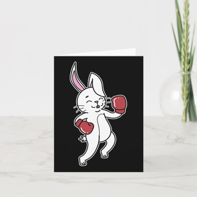 Rabbit Boxing Kort (Framsida)