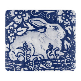 Rabbit Bunny Blue White Snigel Woodland Dedham