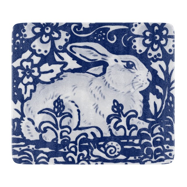 Rabbit Bunny Blue White Snigel Woodland Dedham  (Framsidan)