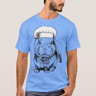 Rabbit Bunny Chef Funny Cooking CookT-Shirt T Shirt